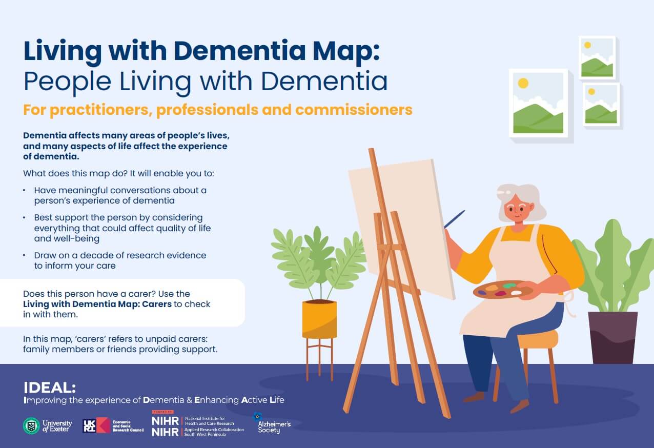 Person with dementia map front cover